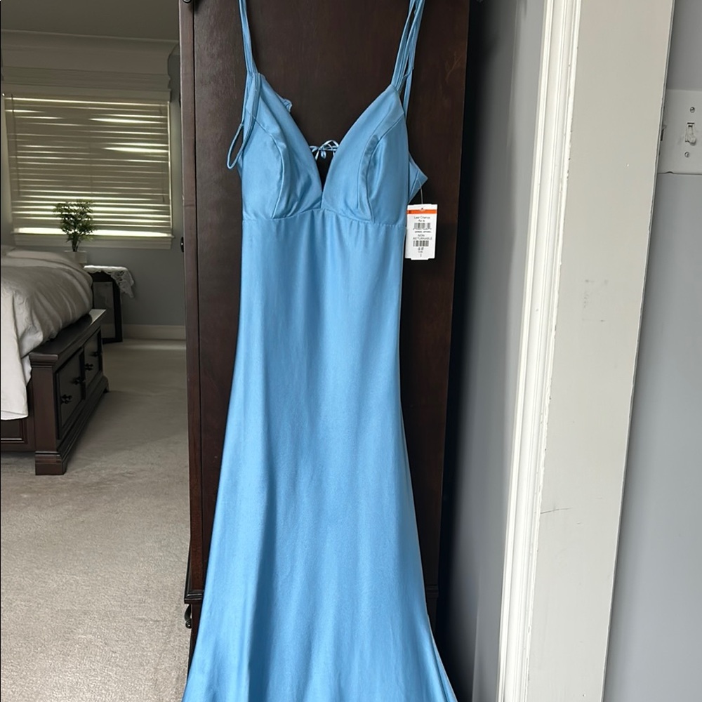 Elegant Blue Prom or Special Occasion gown